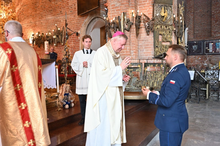 Uroczystości Święta Policji w bazylice św. Brygidy