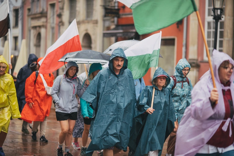 Wyjście 42. Gdańskiej Pierszej Pielgrzymki na Jasną Górę
