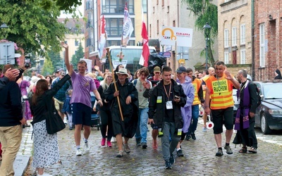 Bez względu na panującą aurę nastrój pielgrzyma jest zawsze radosny.