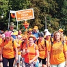 Najwięcej kilometrów do Częstochowy ma co roku grupa pomarańczowa z Kuźni Raciborskiej. 