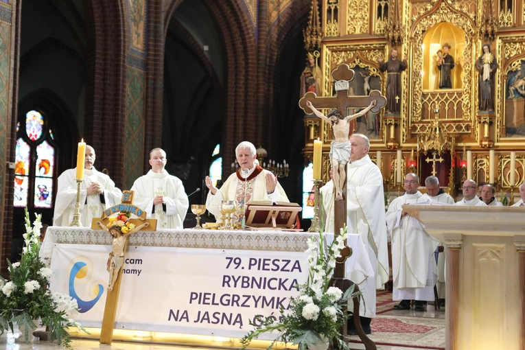 79. Rybnicka pielgrzymka. Wymarsz