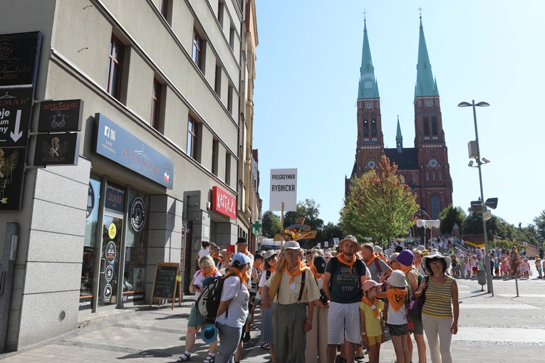 79. Rybnicka pielgrzymka. Wymarsz