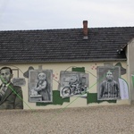 Najpiękniejsza wieś Oleszka. Mural Franciszka Lepicha