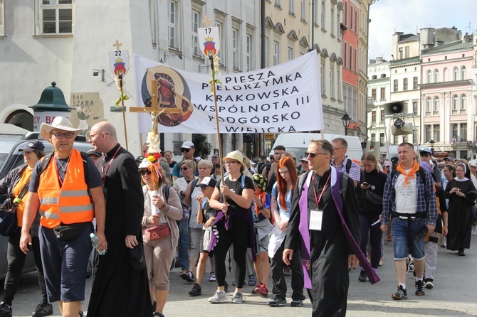 Wyjście 44. Pieszej Pielgrzymki Krakowskiej z Wawelu na Jasną Górę