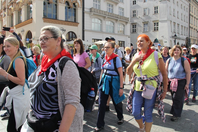 Wyjście 44. Pieszej Pielgrzymki Krakowskiej z Wawelu na Jasną Górę