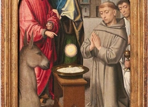 Renesansowy obraz na predelli ołtarza, Gerard David, ok. 1505 r., Toledo Museum of Art, Ohio, USA.