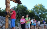 Uczestnicy wzięli udział w Drodze Krzyżowej na Križevacu.
