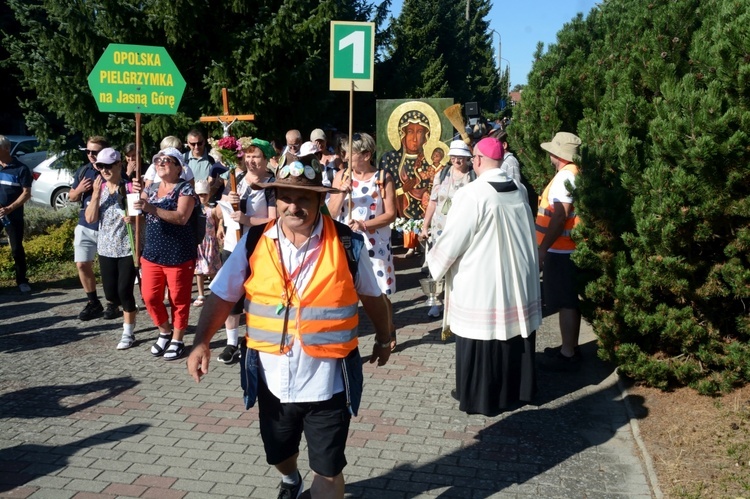 Jedynka zielona niesie ikonę Matki Bożej Częstochowskiej