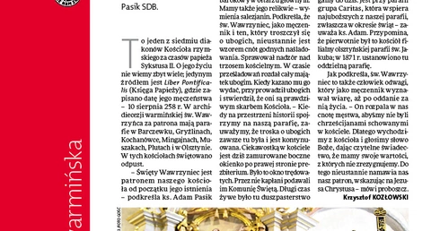 Posłaniec Warmiński 33/2024