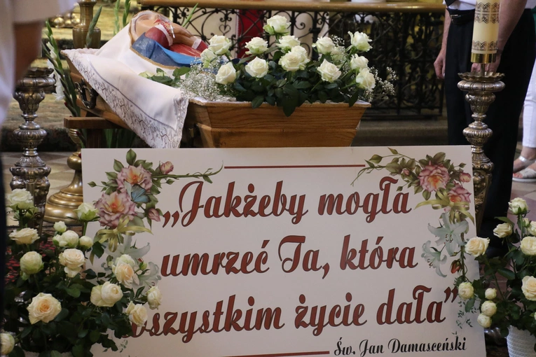 Skępe. Pogrzeb Matki Bożej