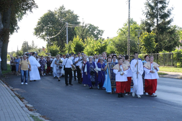 Skępe. Pogrzeb Matki Bożej