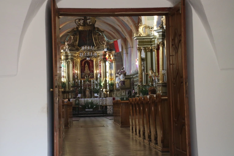 Skępe. Pogrzeb Matki Bożej