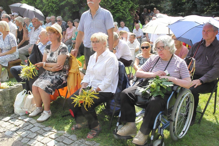 Pielgrzymka rodzin - kwiaty i zioła