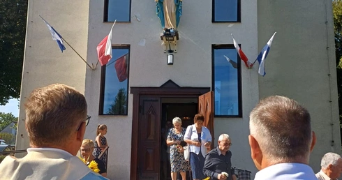 Poświęcenie figury Maryi w malborskiej parafii