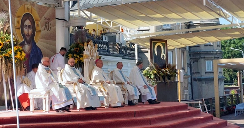 Eucharystia na zakończenie 378. Gliwickiej Pieszej Pielgrzymki 