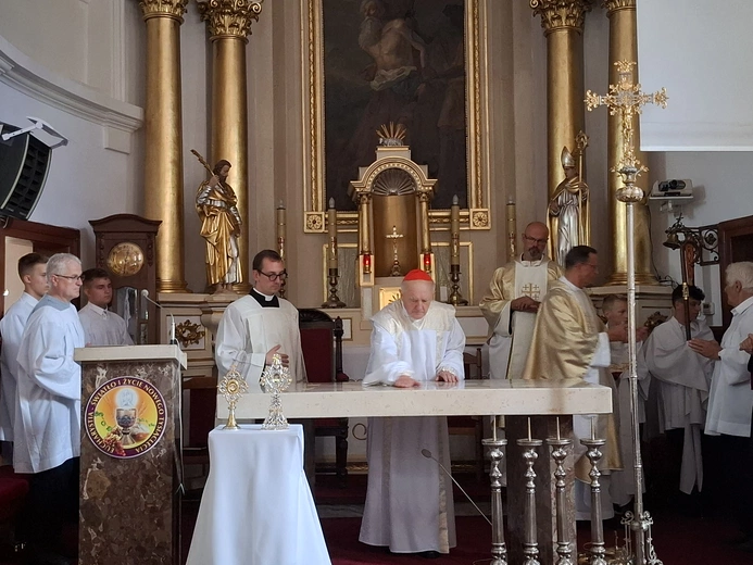 Poświęcenie koscioła w Pawłowicach