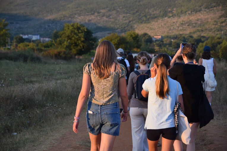 Młodzież z archidiecezji wrocławskiej w Medjugorju
