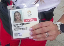 Olimpijski identyfikator naszej „maltanki”.
