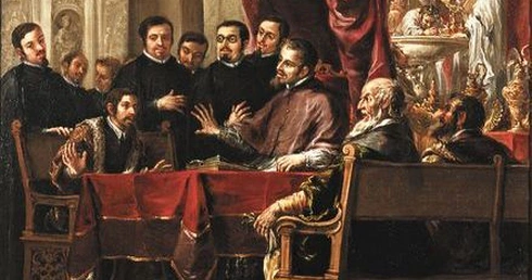 „Nawrócenie i chrzest św. Augustyna” na płótnie z XVII wieku