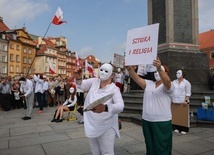 Heppening w ramach protestu w obronie religii w szkole