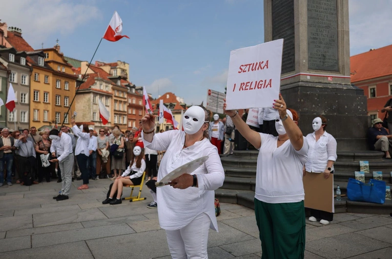 Heppening w ramach protestu w obronie religii w szkole