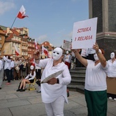 Heppening w ramach protestu w obronie religii w szkole