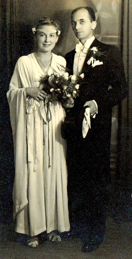 	Małżonkowie w dniu ślubu – 15 sierpnia 1944 r.
