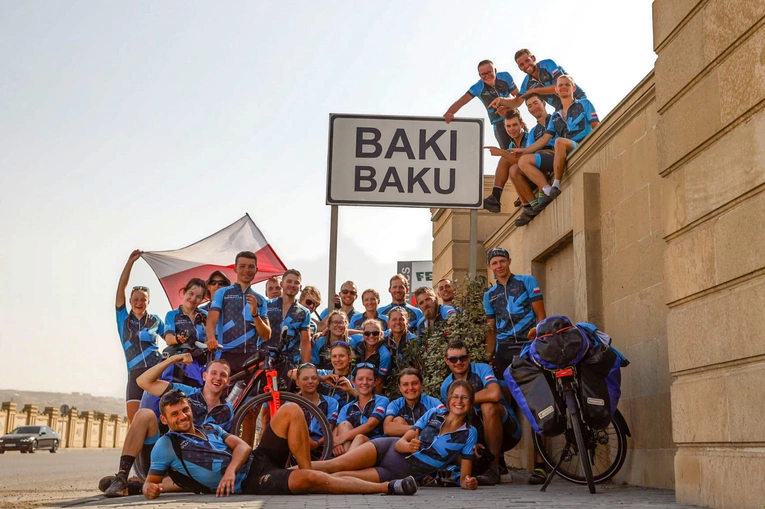 Wyprawa NINIWA Team u celu. Rowerzyści dotarli do Baku