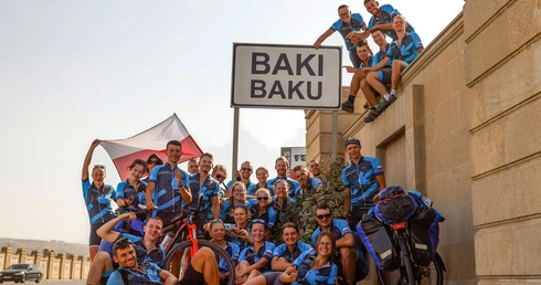 Wyprawa NINIWA Team u celu. Rowerzyści dotarli do Baku