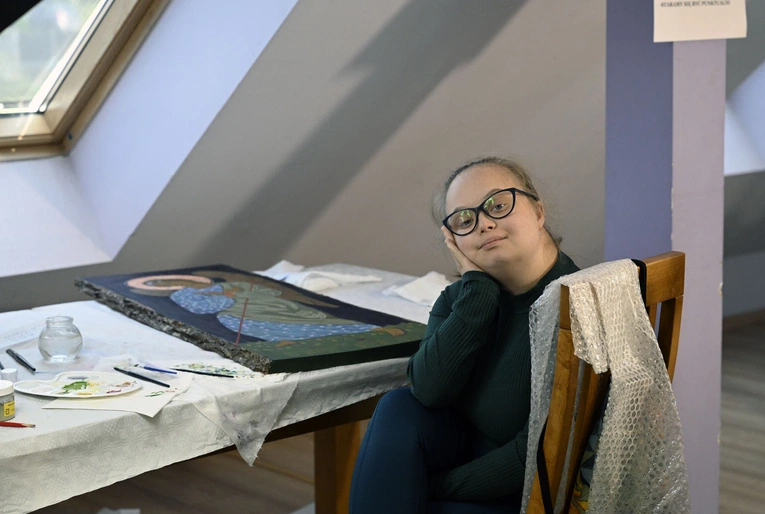 Warsztaty pisania ikon w Skrzatuszu