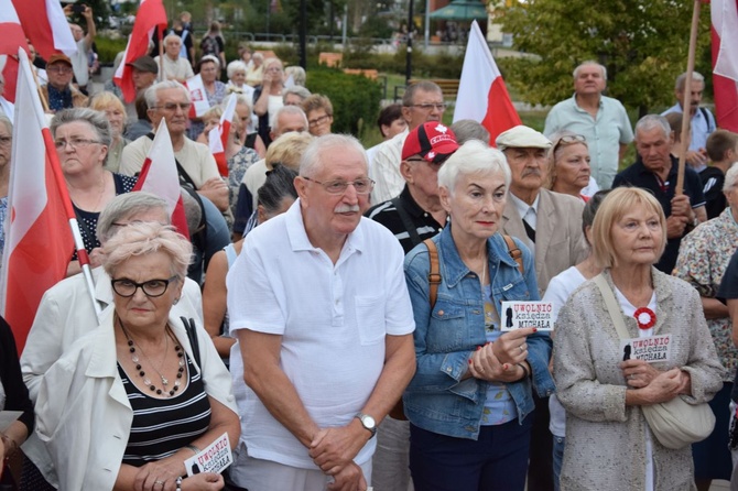 Pikieta w obronie ks. Michała Olszewskiego w Radomiu