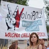 Pikieta w obronie ks. Michała Olszewskiego w Radomiu