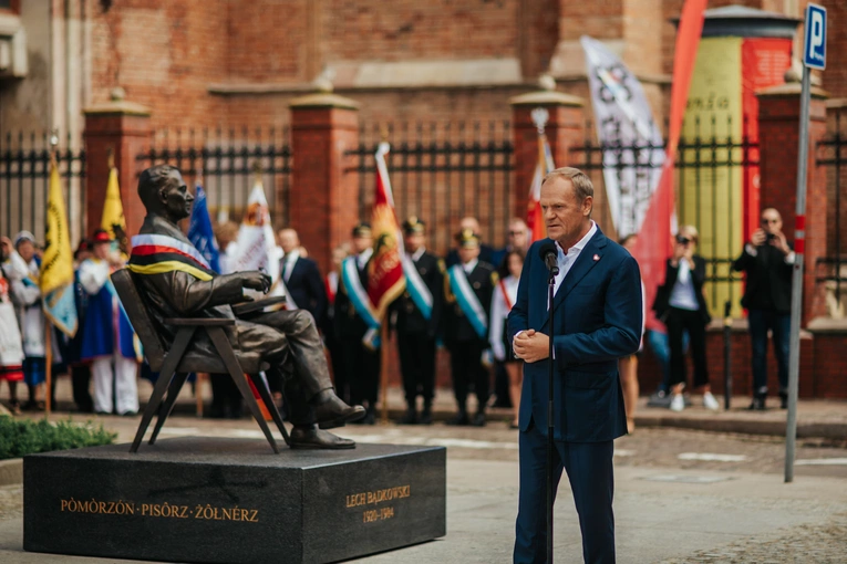 Odsłonięcie pomnika Lecha Bądkowskiego