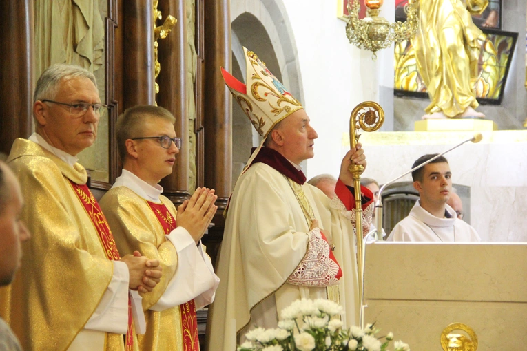 Poświęcenie nowych organów w limanowskiej bazylice