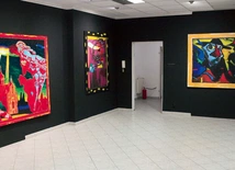 Fragment wystawy w Galerii ZPAP „Pierwsze Piętro”.