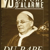 „Alarmowy krzyk papieża” – Pius XI  na okładce francuskiego czasopisma w marcu 1937 r., po ogłoszeniu encykliki Mit brennenden Sorge.