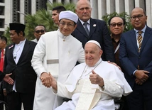 Wielki Imam Nasaruddin Umar i papież Franciszek