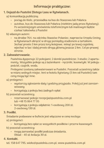 Program konferencji naukowej