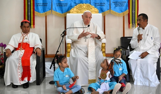 Franciszek u dzieci niepełnosprawnych zachęcił do praktykowania miłości Jezusa