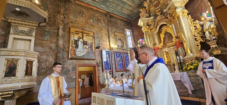 Poświęcenie kopii "Opłakiwania z Chomranic"