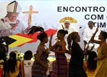 Podczs spotkania z młodymi, Timor Wschodni