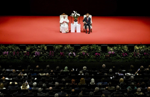 Podczas spotkania Franciszka z władzami Singapuru, społeczeństwa obywatelskiego i korpusu dyplomatycznego