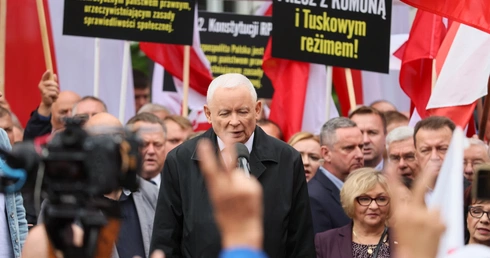 Podczas protestu