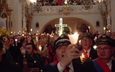 Nabożeństwo ze świecami na Górze Świętej Anny