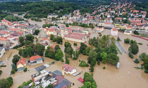 Tak wygląda Kłodzko. Nysa niżej...