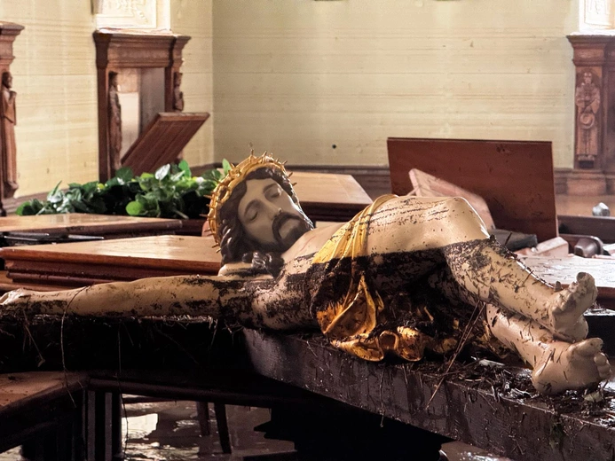 Powódź w kościele. Nasza relacja z Kłodzka