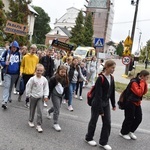 Pielgrzymka dzieci. Wyjście z Przasnysza