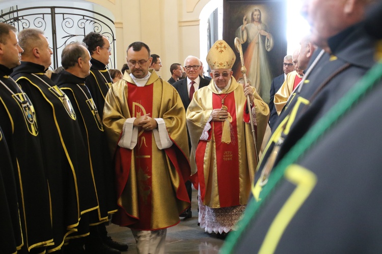 Płock. Obraz Jezusa Miłosiernego w kościele św. Jana Chrzciciela