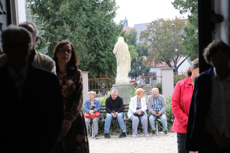 Płock. Obraz Jezusa Miłosiernego w kościele św. Jana Chrzciciela