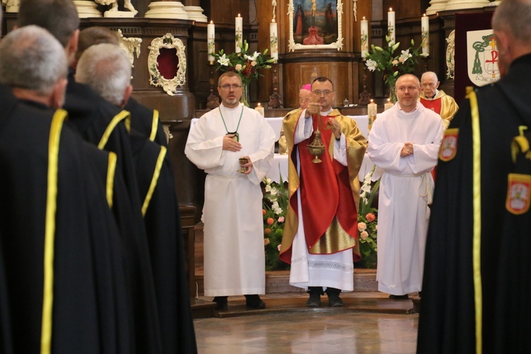 Płock. Obraz Jezusa Miłosiernego w kościele św. Jana Chrzciciela